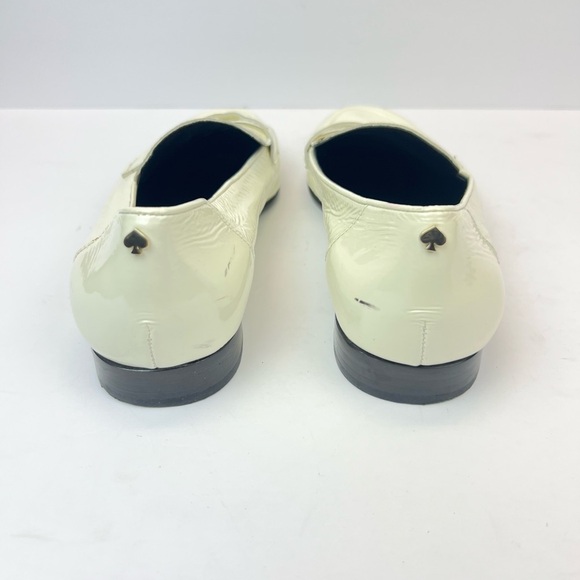 Kate Spade New York Leather Loafer / Shoes, Size 7.5M Color Ivory - Picture 6 of 8